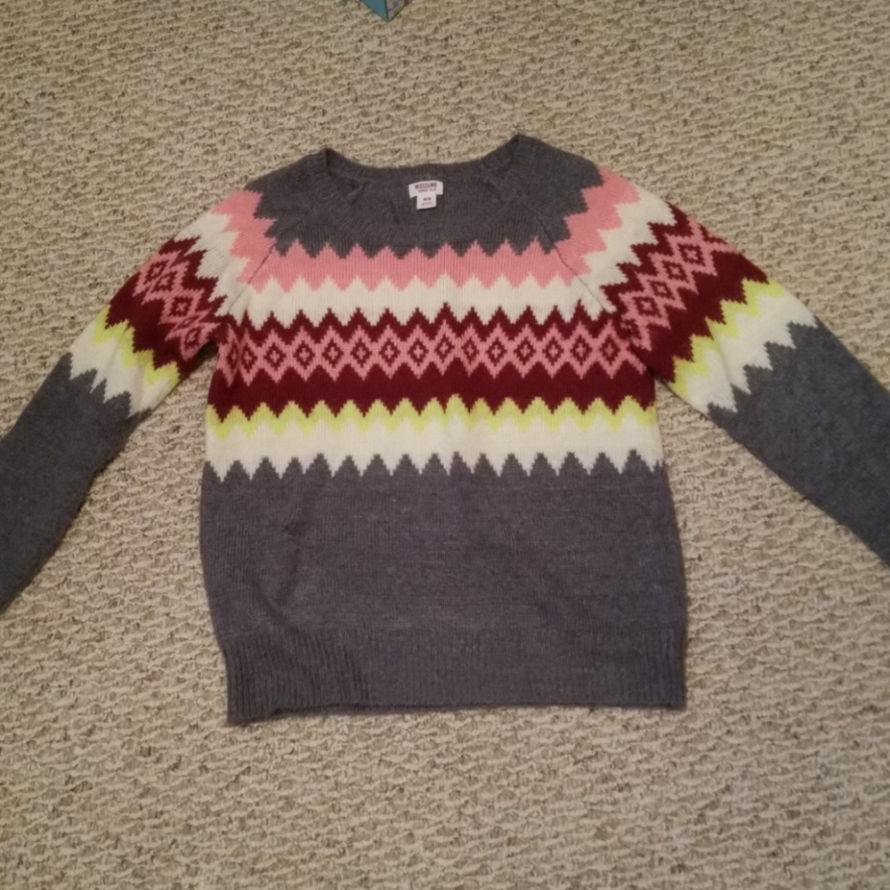 Multi colored sweater